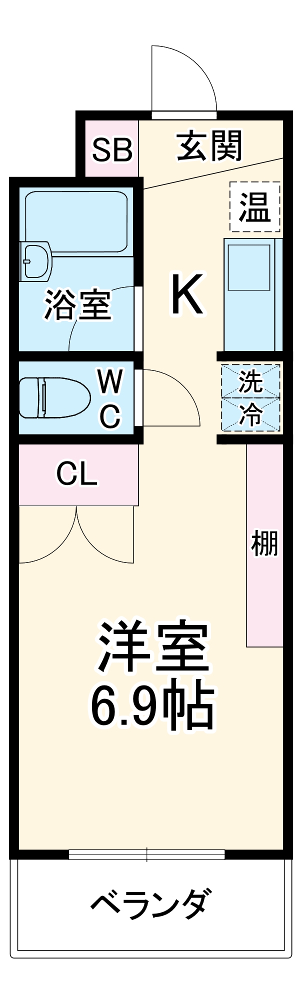 エクレール公園通の間取り