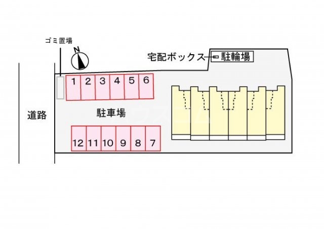 2/8 駐車場