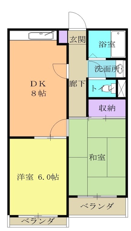 アリス一つ山の間取り