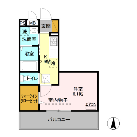 プランドール(入間市)の間取り