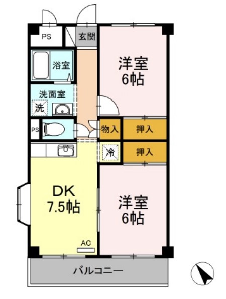 ワタナベビルの間取り
