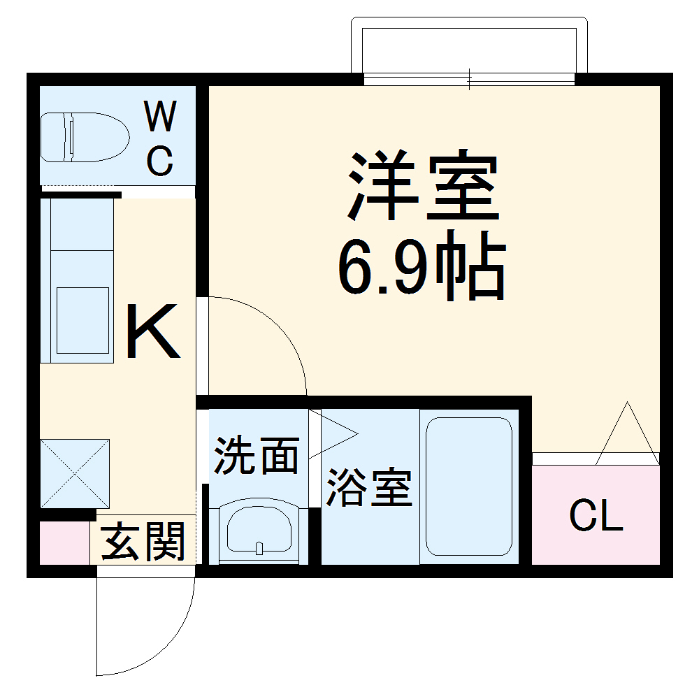 プレジール三山の間取り
