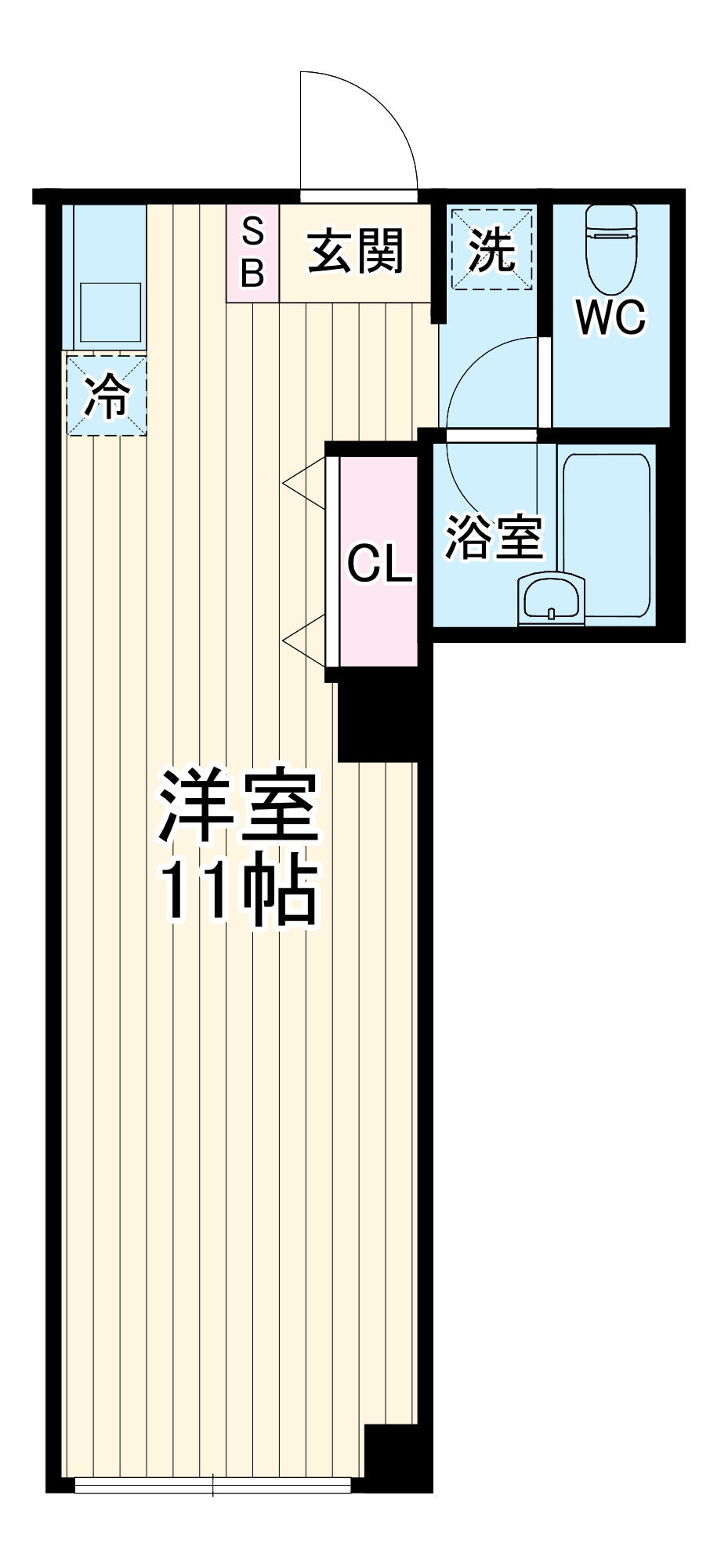 中央林間SKビルの間取り