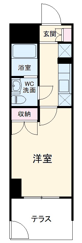 レジディア西船橋の間取り