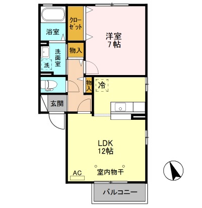 パレット Aの間取り