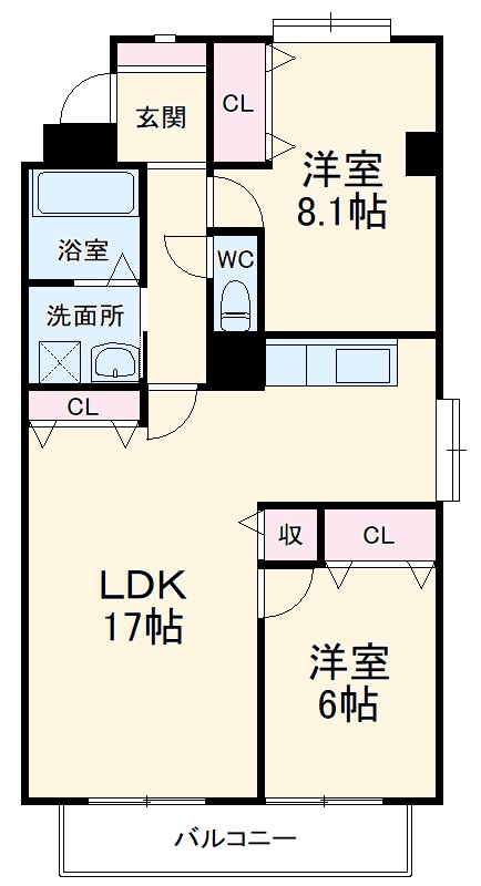 メゾン島田の間取り