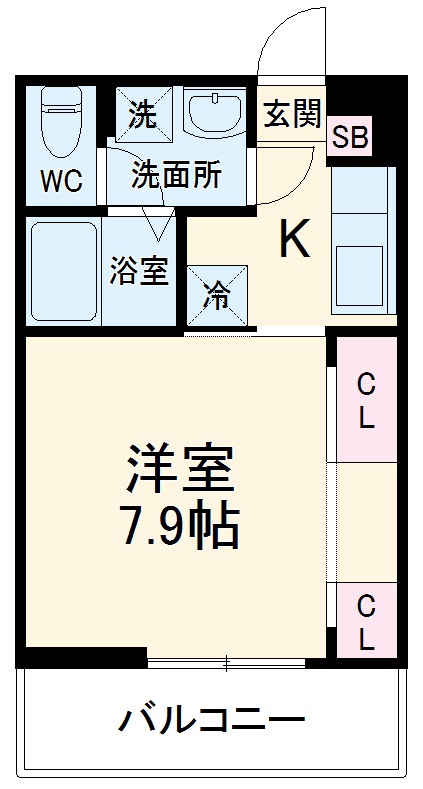 リブリ・Rosemaryの間取り