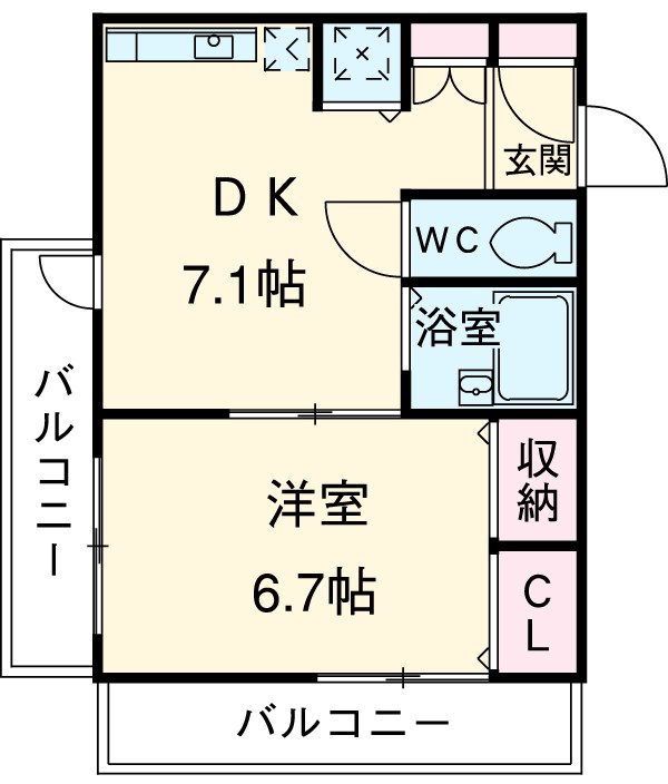 リバティ・ヒルの間取り