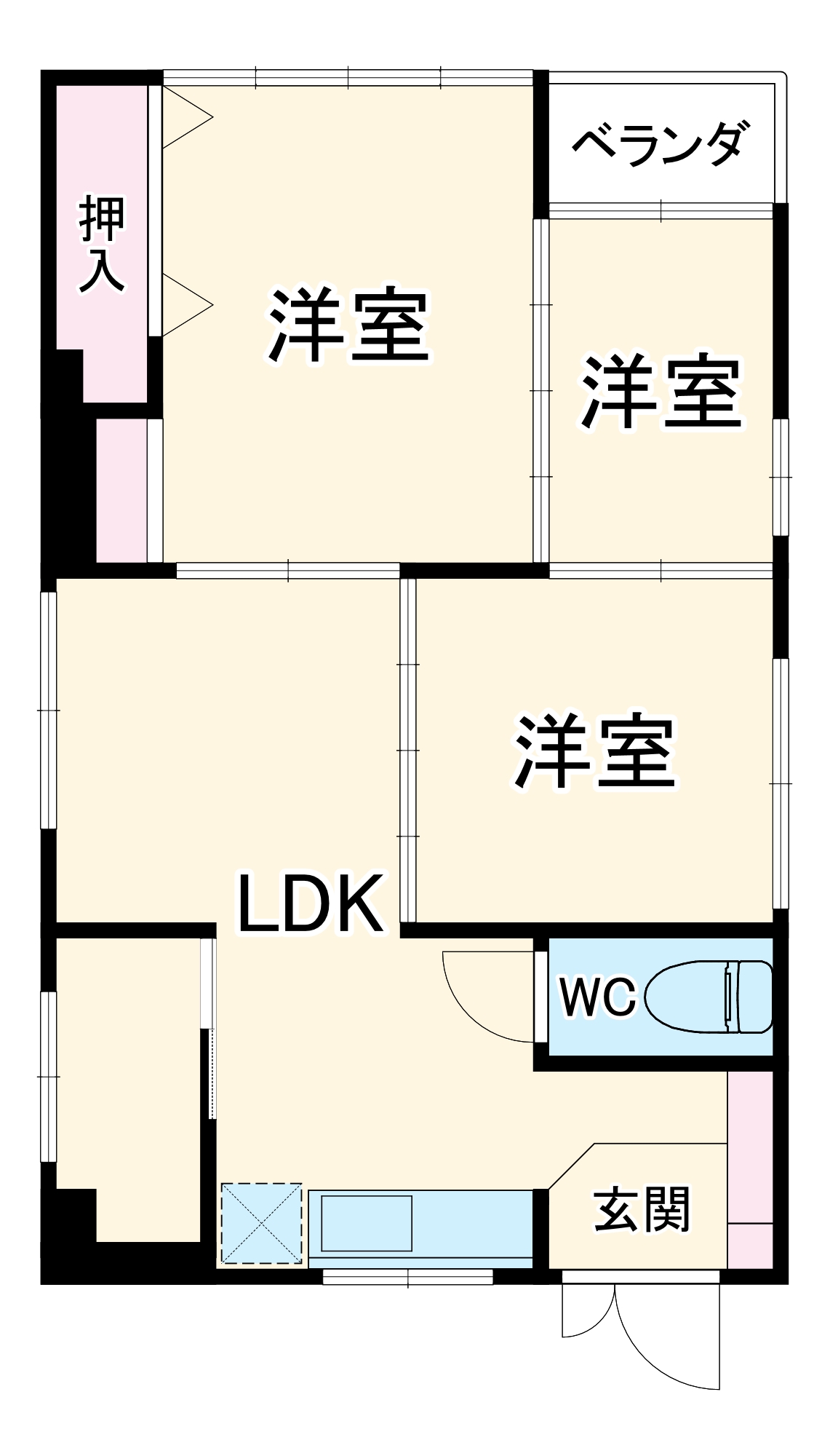 アーバン田代の間取り