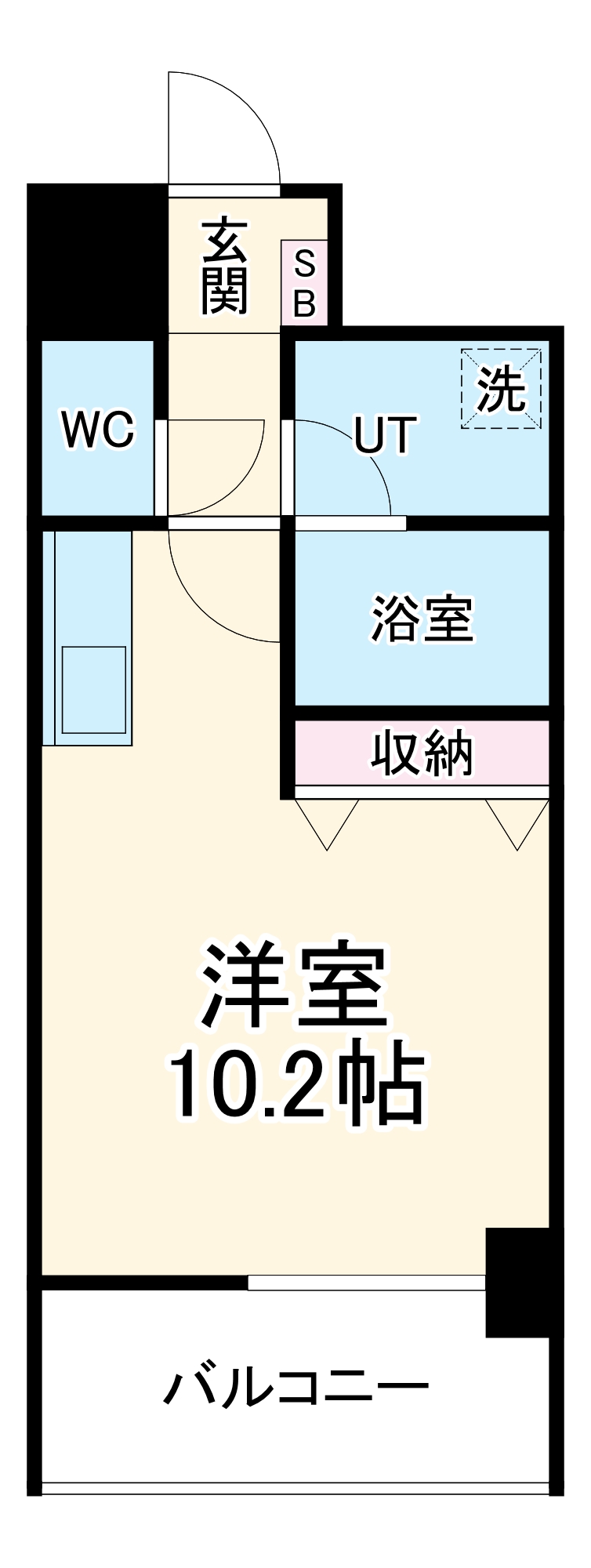 アレーヌコート野並の間取り