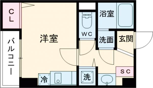 ゲートフィールド練馬・302号室の間取り