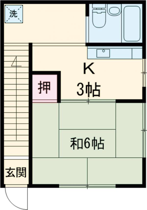 石井荘の間取り
