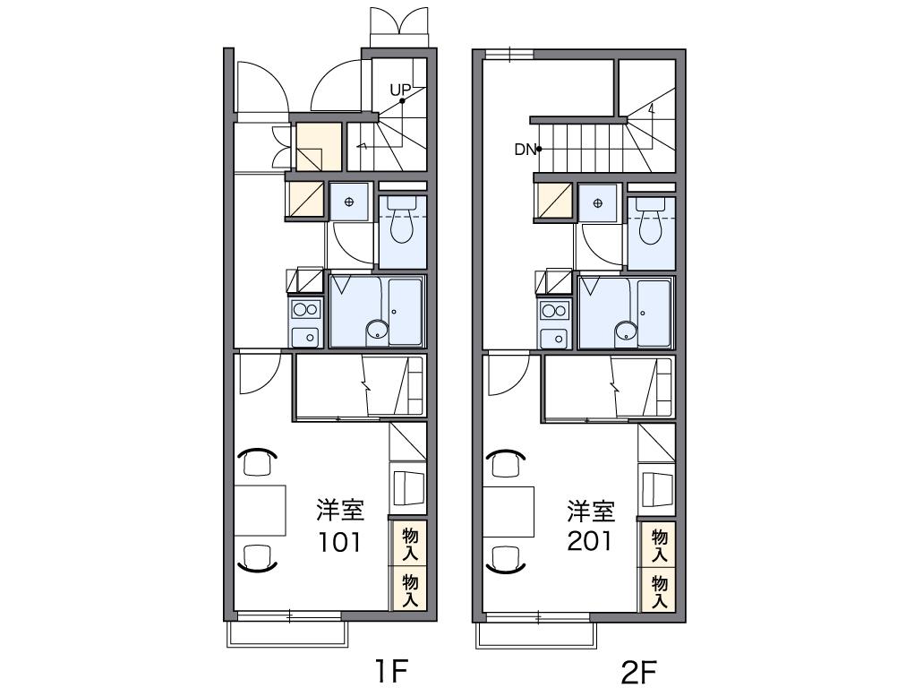 レオパレスミリオンの間取り