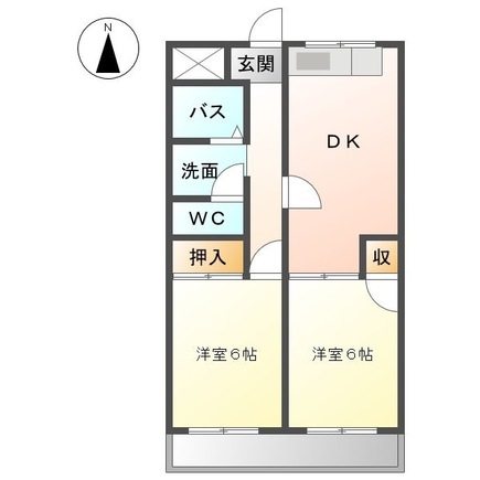 ファミール村田の間取り