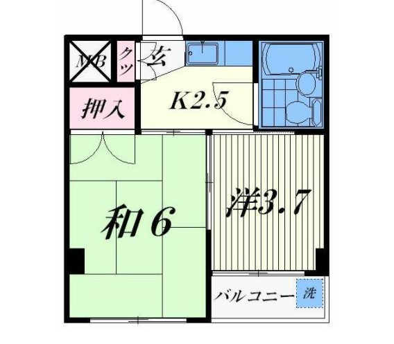 CASA戸越公園の間取り