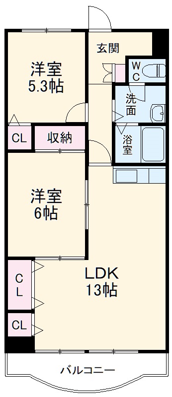 カメリアの間取り