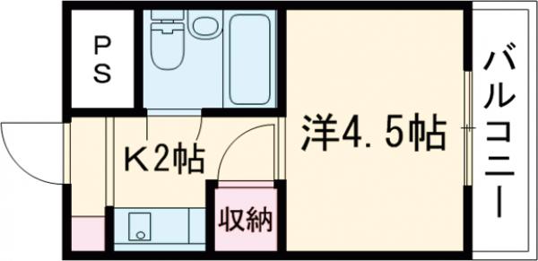 ラフィーネ千里丘の間取り