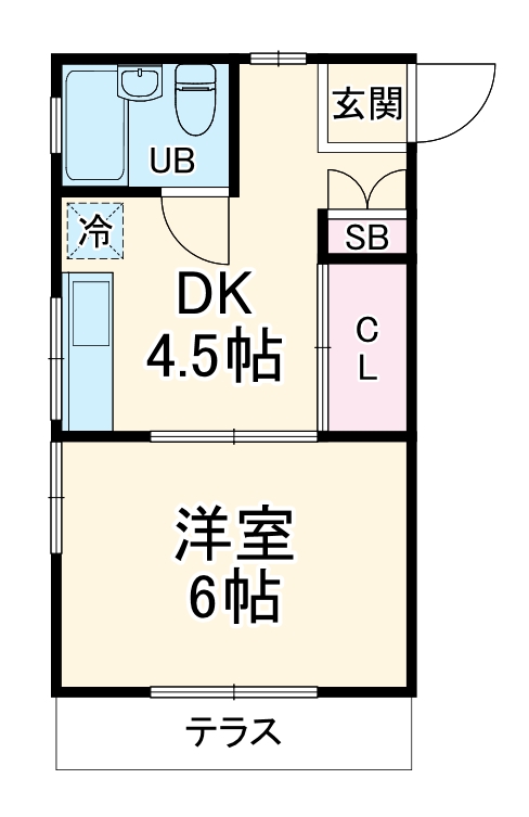 大字山口の完工年月(1988年2月)築の賃貸アパートの間取り