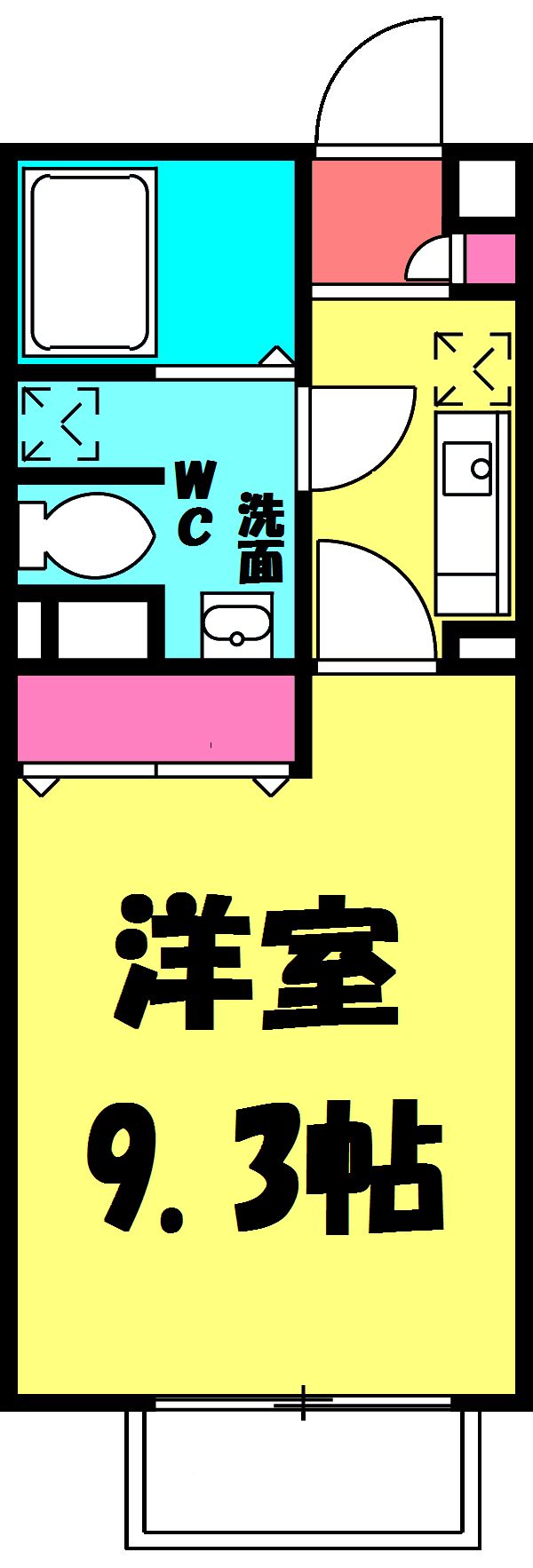 アムール リーヴェロの間取り