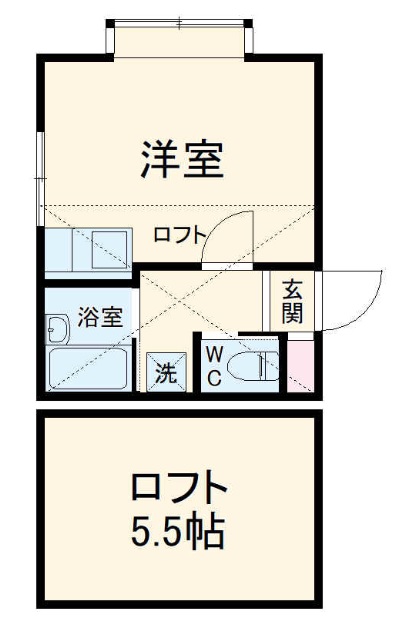 スブニール横浜の間取り