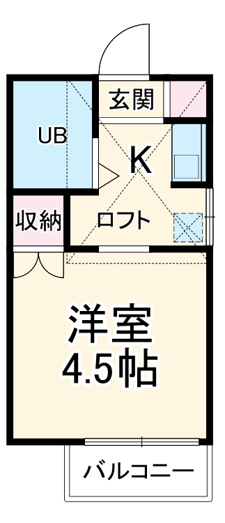 クレアハイツの間取り