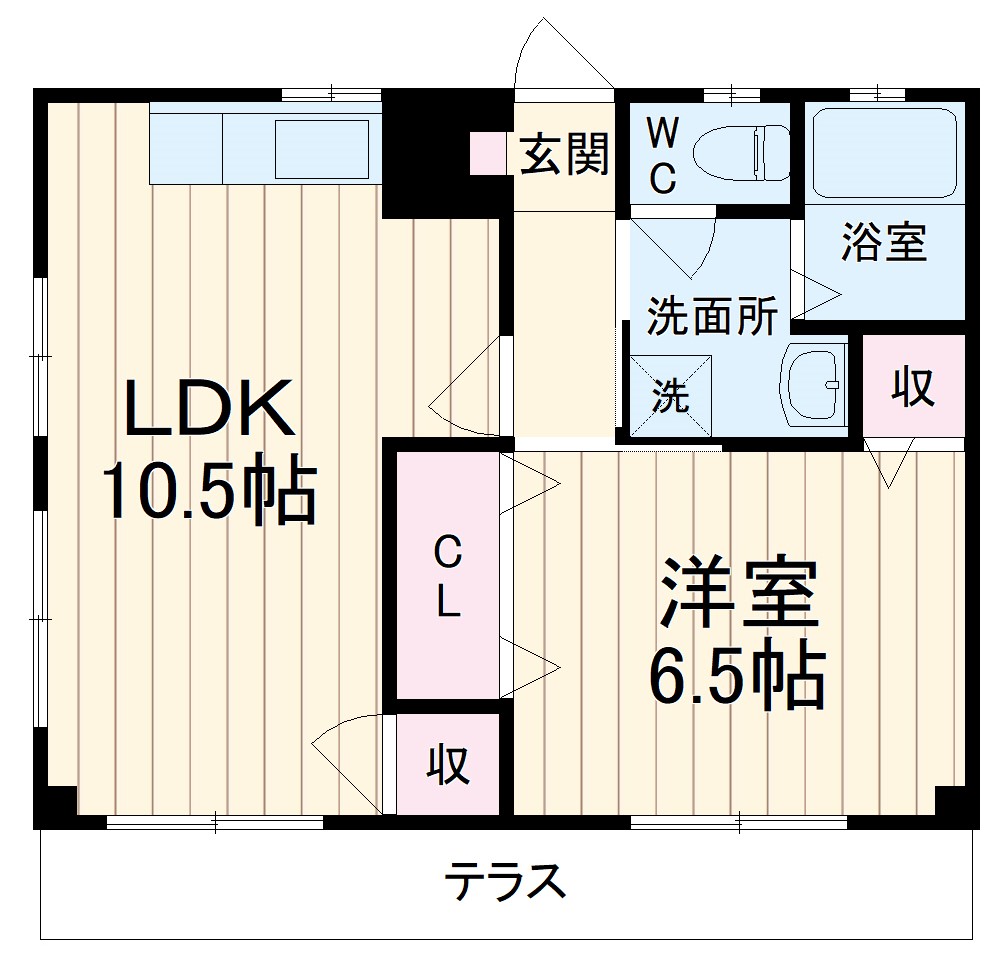藤フラッターの間取り