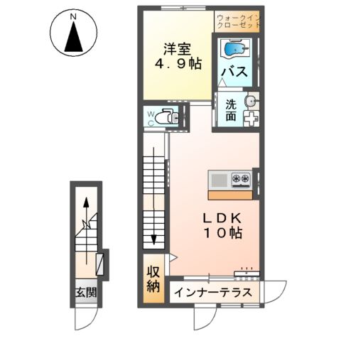 ルミエール・ユノの間取り