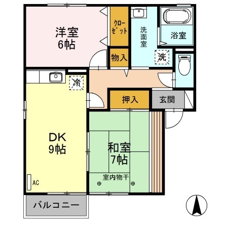 チムニールの間取り