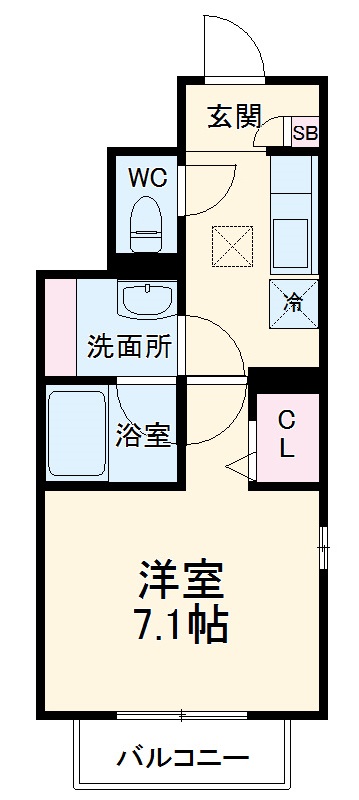 The First One 吹上の間取り