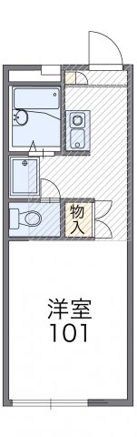 レオパレスサニーコートイシガキの間取り