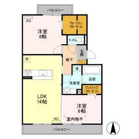 ボナール　Ａの間取り