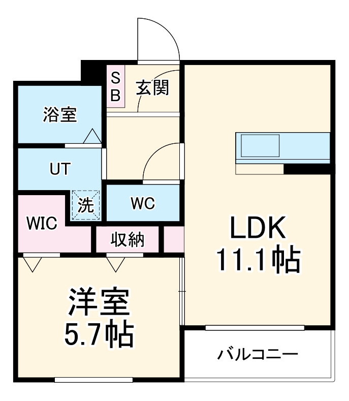 ドッグパウズ戸崎の間取り