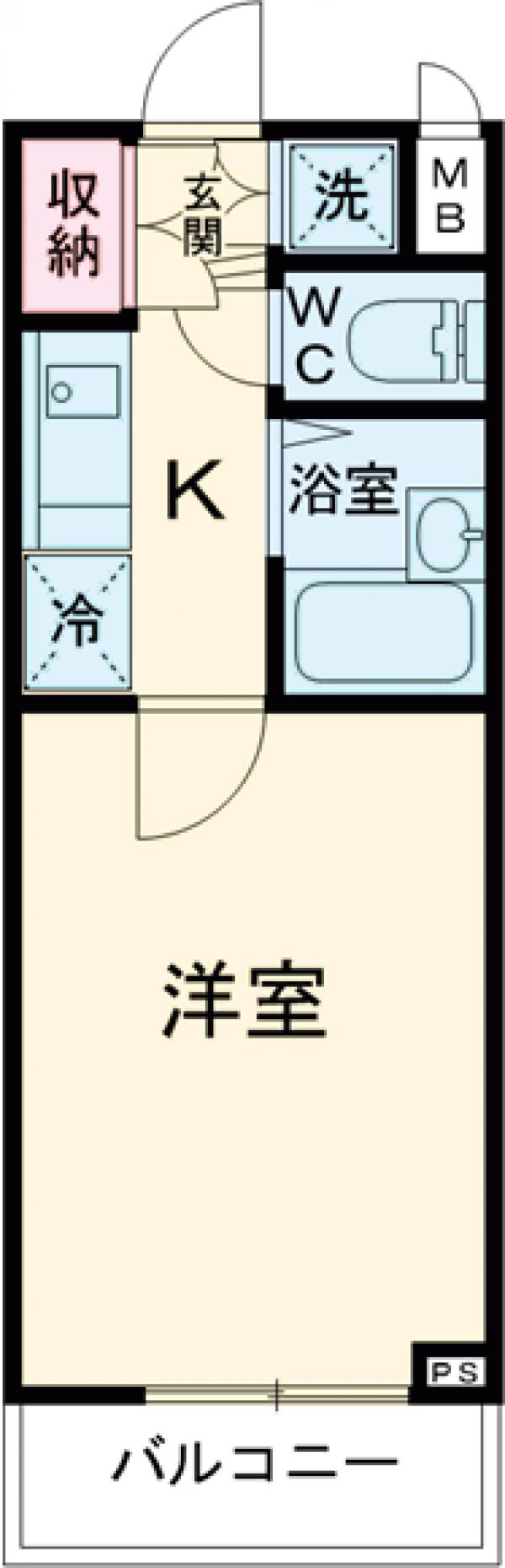 ルーブル恵比寿サウスガーデンの間取り