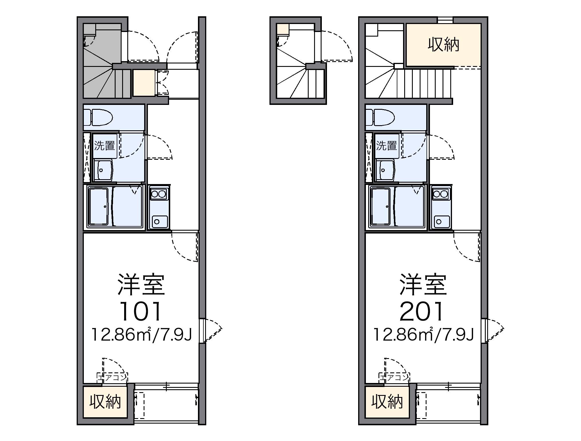 レオネクスト袖広の間取り