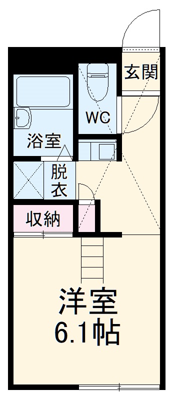 レオパレス小林Ⅱ・204号室の間取り