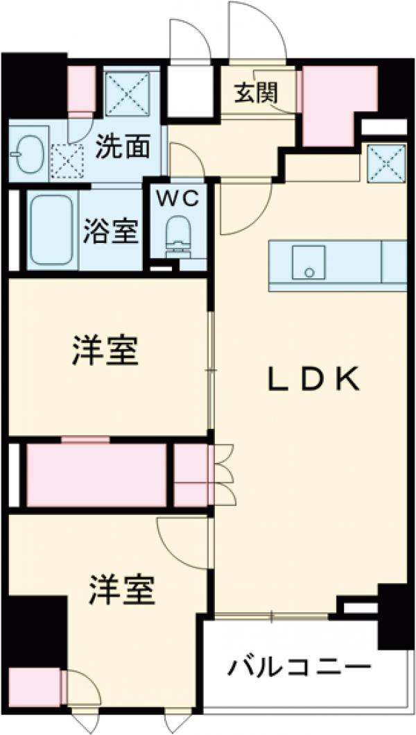 S-RESIDENCE北千住reizの間取り