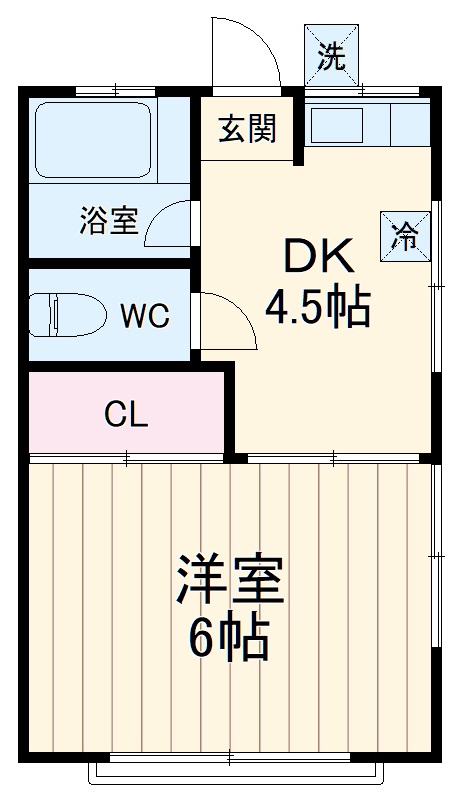 菊和ハイツの間取り