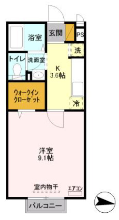 クレフォールの間取り