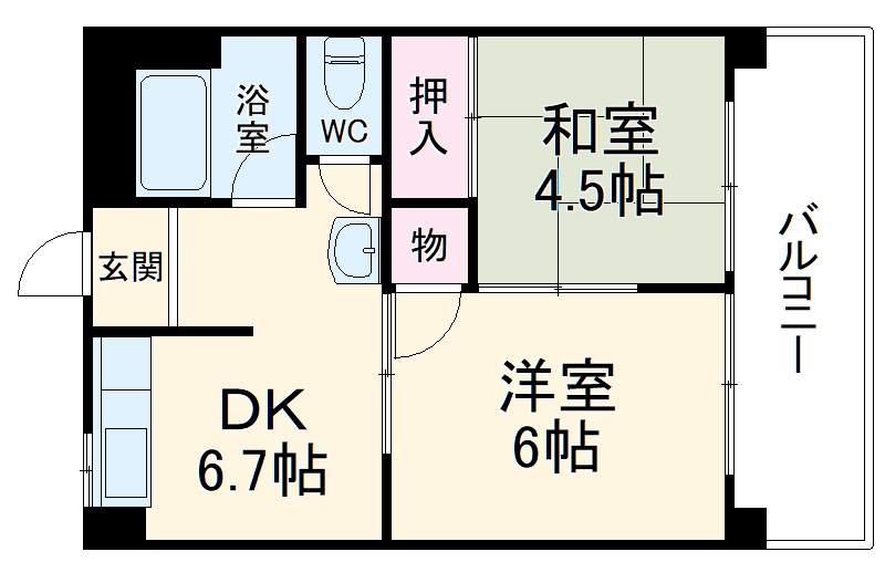 たからビルの間取り