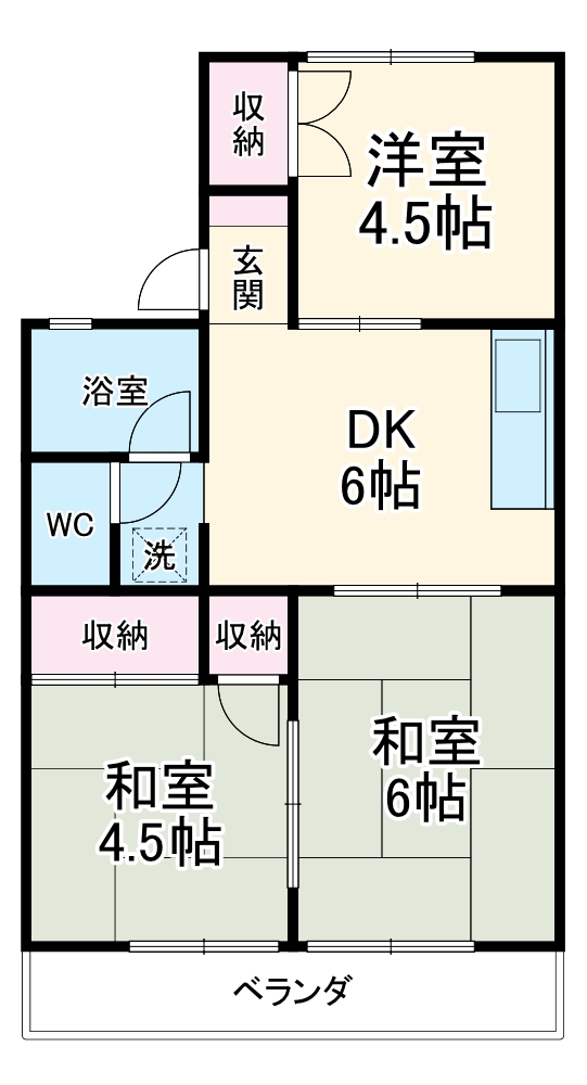 パレス近山の間取り