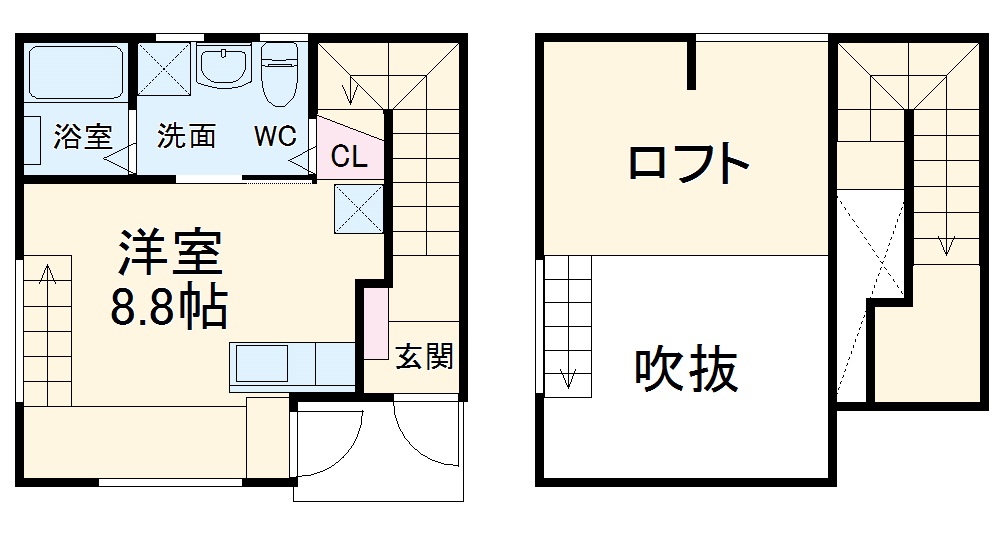 ESPRESSO新清洲の間取り