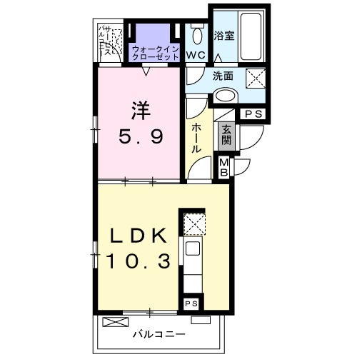 パティオベルの間取り