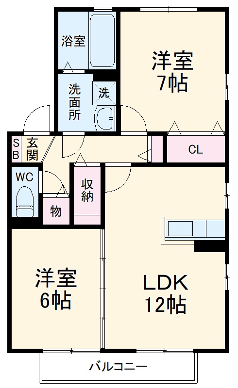 アムールⅣの間取り
