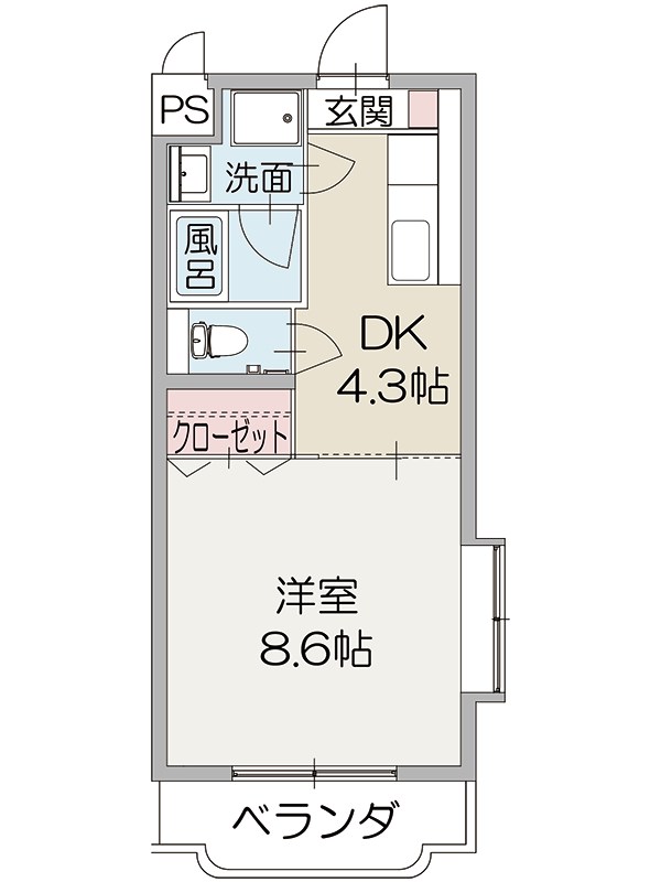 ジュネスⅡの間取り