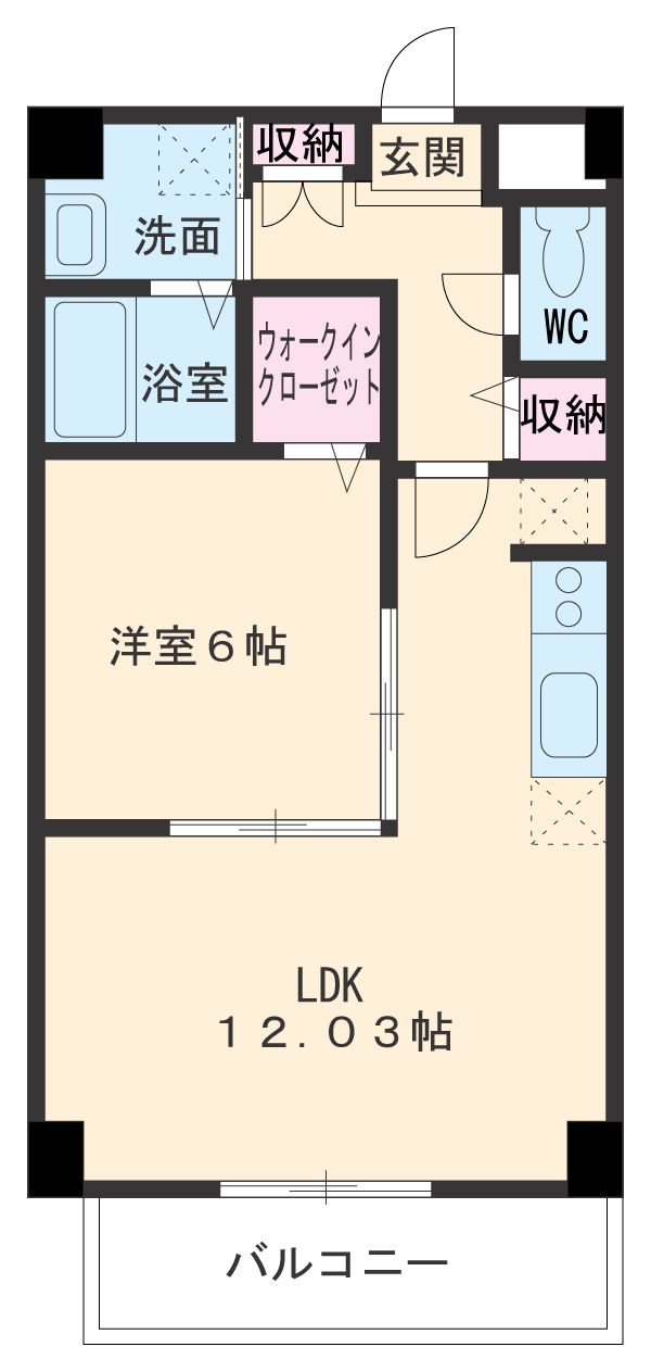 グランブルーⅠの間取り
