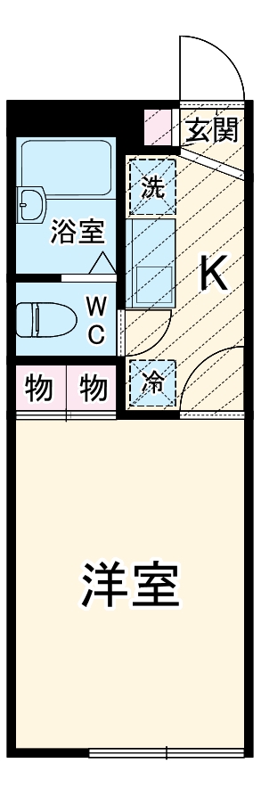 レオパレスサンヴィレッジ16の間取り