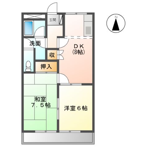 サンガーデンセレスの間取り