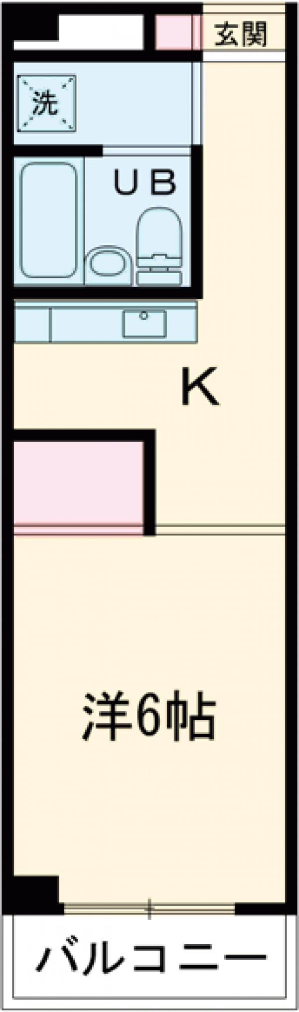 西葛西の完工年月(1992年3月)築の賃貸マンションの間取り