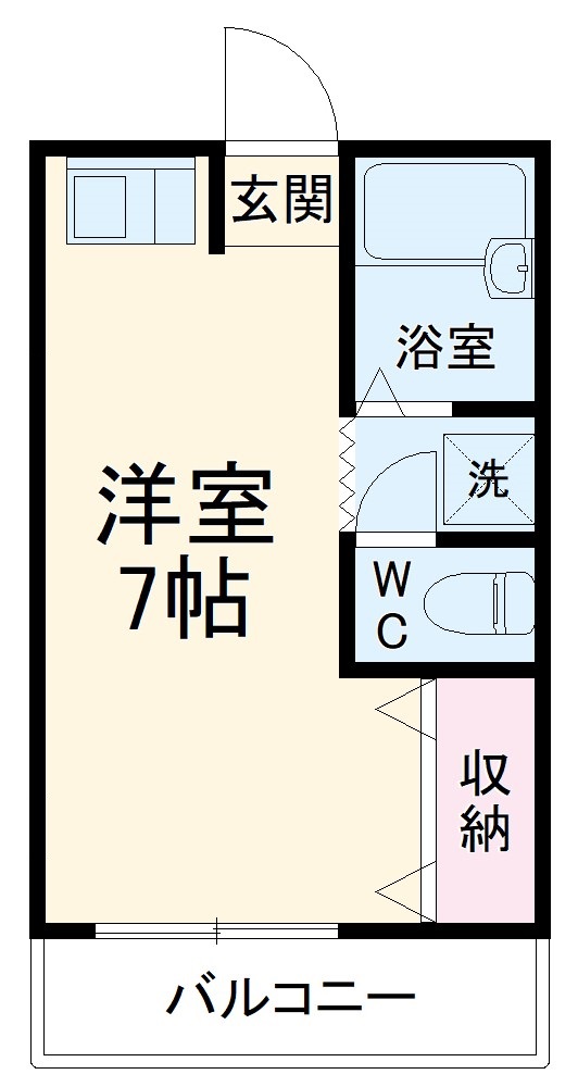 クレール南浦和の間取り