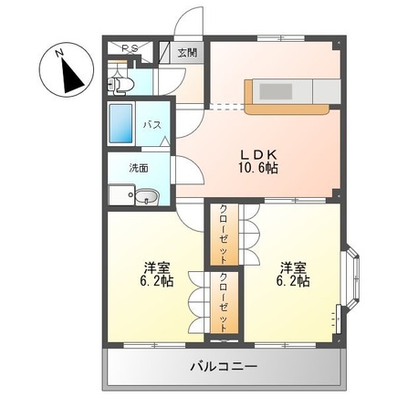 グランヴィレッジKの間取り